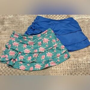 Prodoh Girls Skort Sz L 12/14 *LOT OF 2* Outdoor Activewear Skirts Preppy Girly